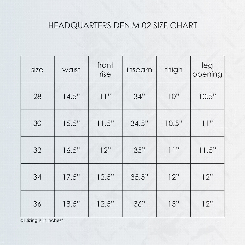 SIZE GUIDE