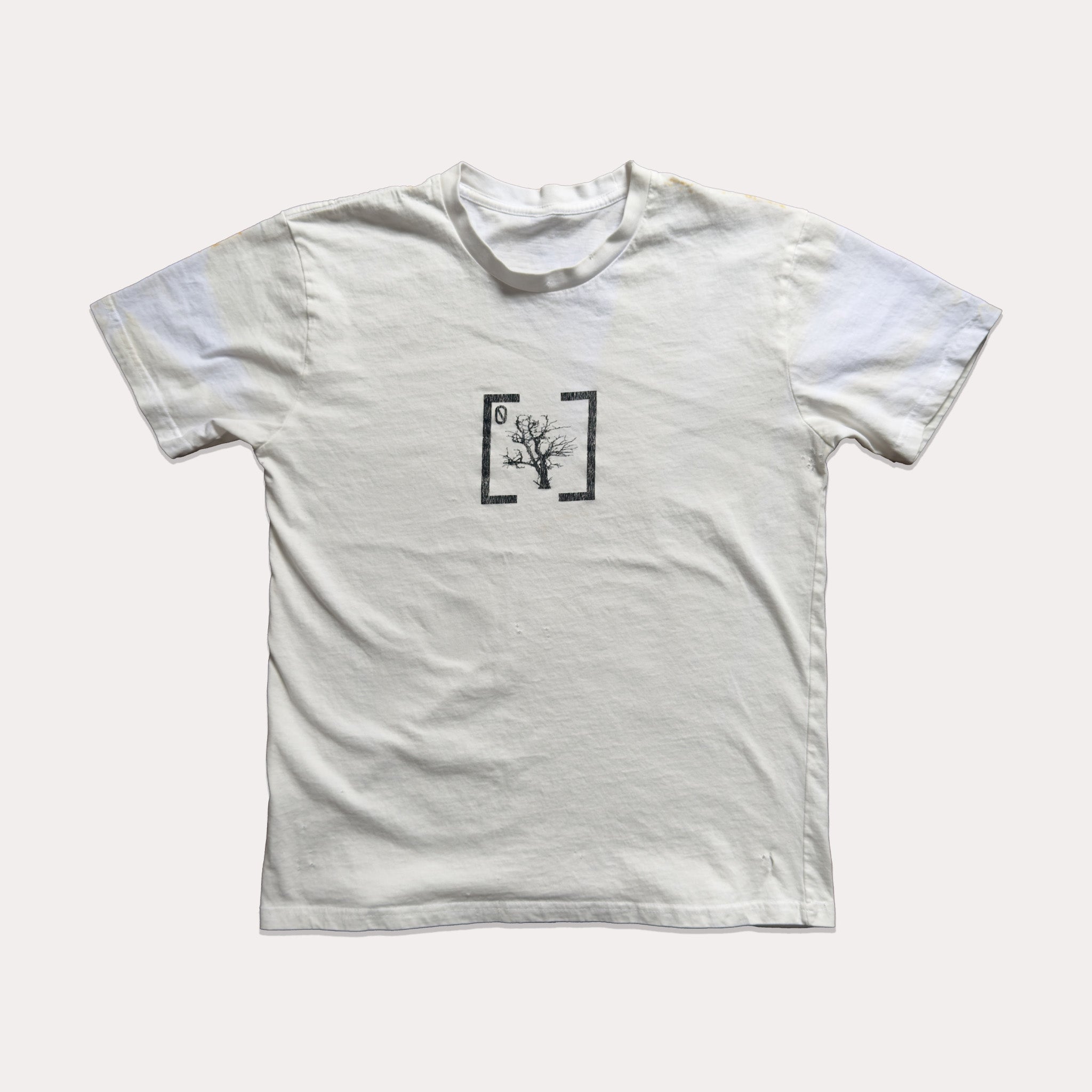 [white] Logo Tee